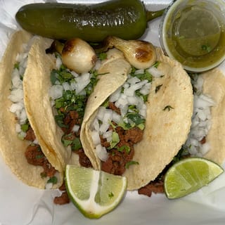 Tacos Asada / Steak Street Style Tacos