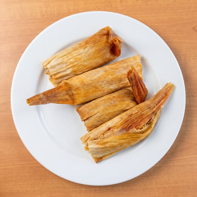 Tamal Rojo / Red Pork.