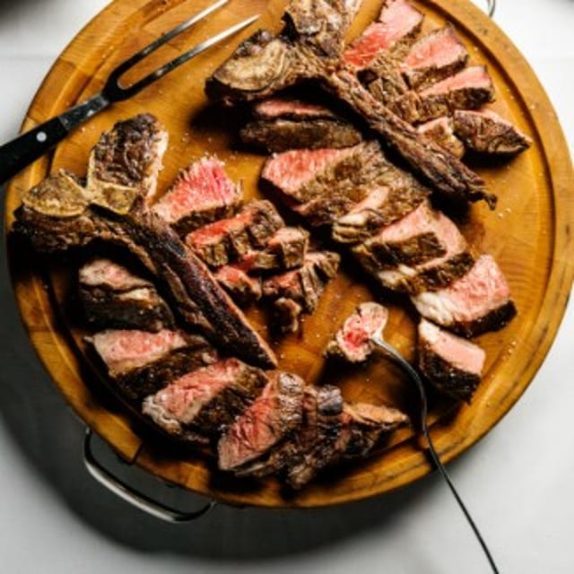 Grilled Steak Plate / Carne asada plate.
